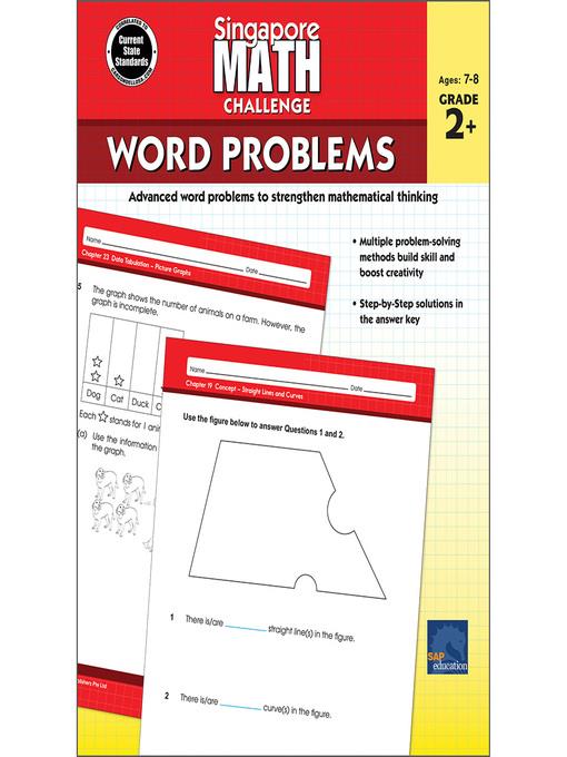 Singapore Math Challenge Word Problems, Grades 2--5