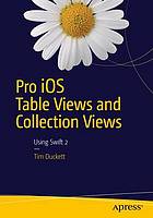 Pro IOS Table Views and Collection Views