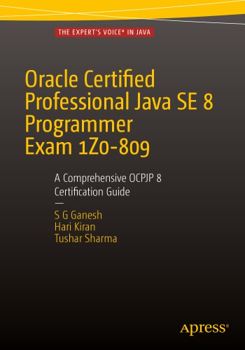 Oracle Certified Professional Java Se 8 Programmer Exam 1z0-809