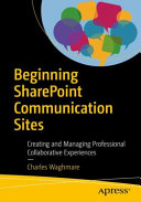 Beginning Sharepoint Communication Sites