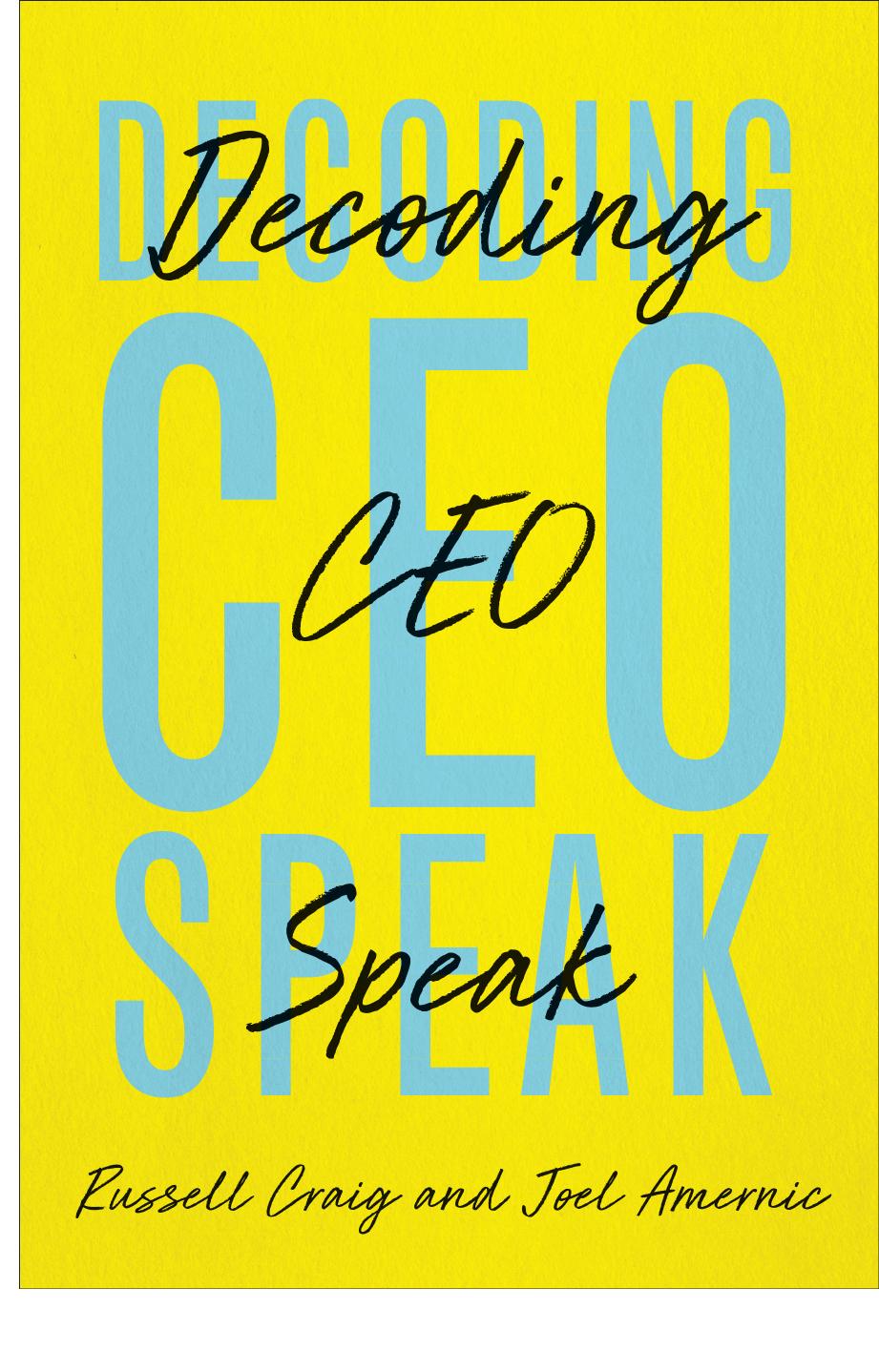 Decoding Ceo-Speak