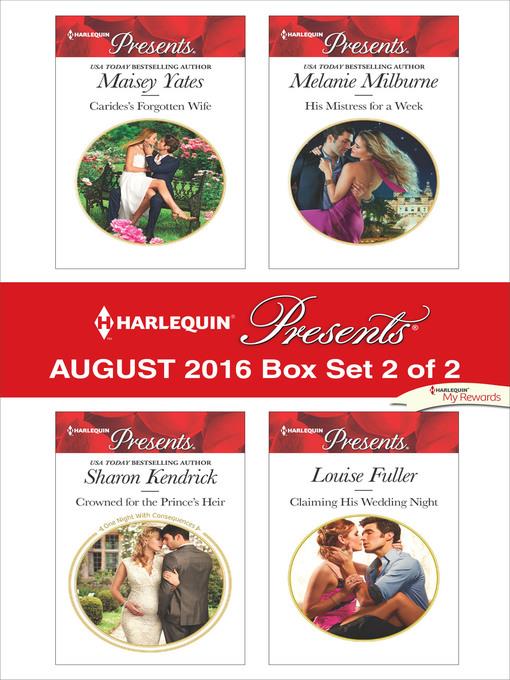 Harlequin Presents August 2016--Box Set 2 of 2