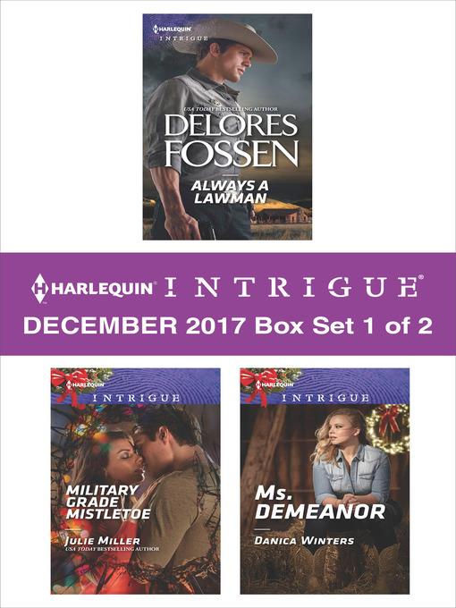 Harlequin Intrigue December 2017--Box Set 1 of 2