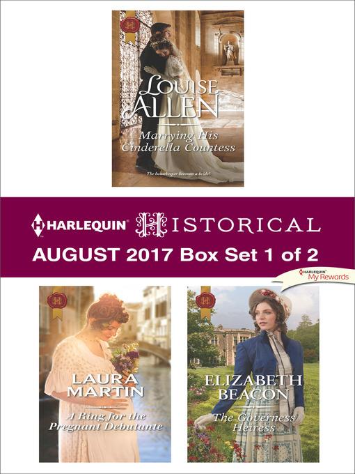 Harlequin Historical August 2017, Box Set 1 of 2