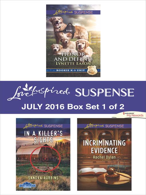 Harlequin Love Inspired Suspense July 2016, Box Set 1 of 2