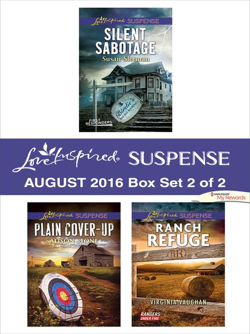 Harlequin Love Inspired Suspense August 2016, Box Set 2 of 2