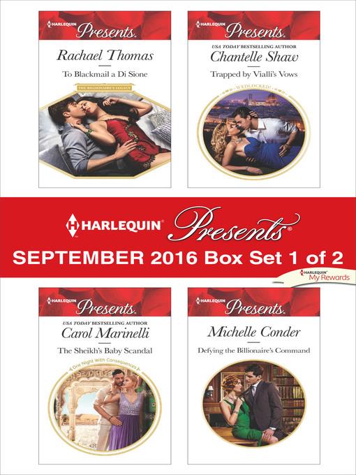 Harlequin Presents September 2016, Box Set 1 of 2