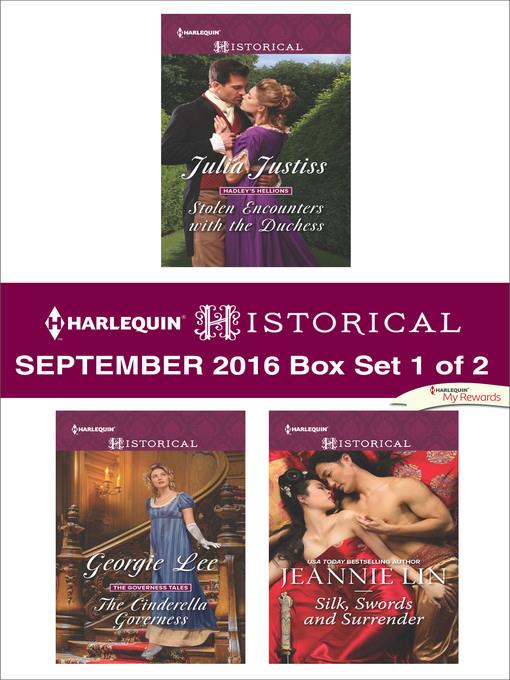 Harlequin Historical September 2016, Box Set 1 of 2