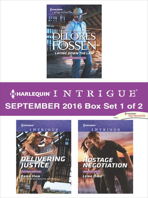 Harlequin Intrigue September 2016, Box Set 1 of 2