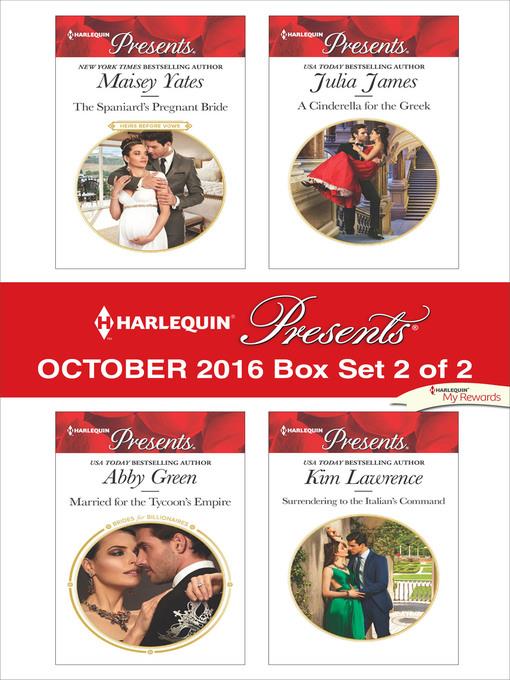 Harlequin Presents October 2016, Box Set 2 of 2