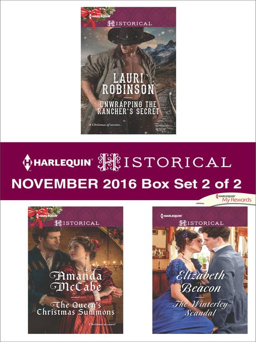 Harlequin Historical November 2016, Box Set 2 of 2