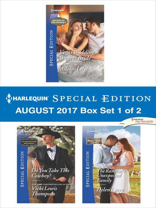 Harlequin Special Edition August 2017--Box Set 1 of 2