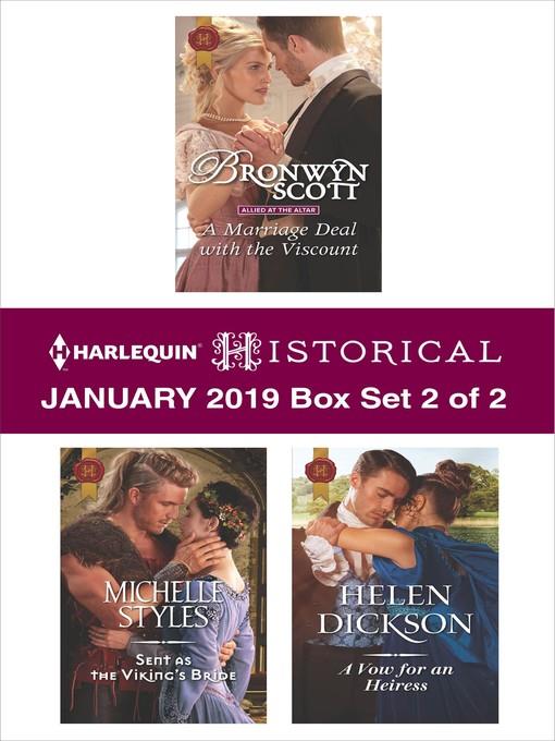 Harlequin Historical January 2019, Box Set 2 of 2