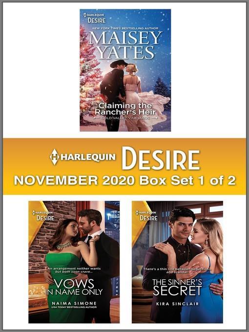 Harlequin Desire November 2020--Box Set 1 of 2