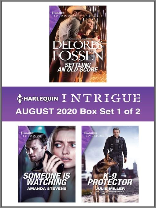 Harlequin Intrigue August 2020--Box Set 1 of 2