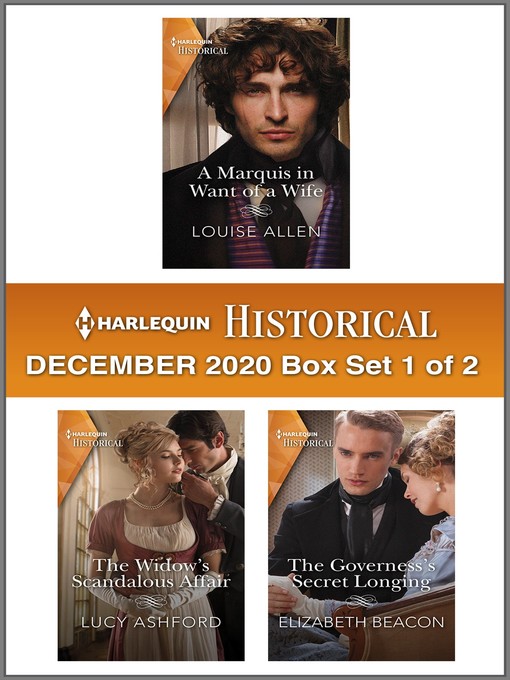 Harlequin Historical December 2020--Box Set 1 of 2