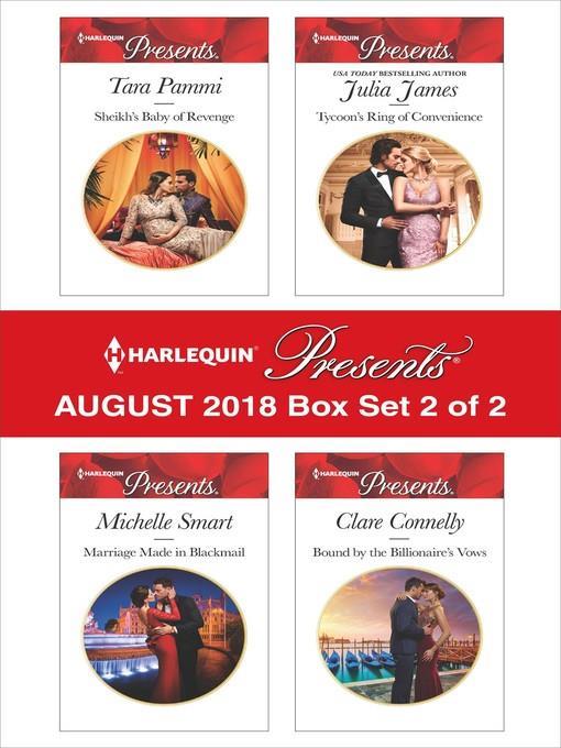 Harlequin Presents August 2018--Box Set 2 of 2