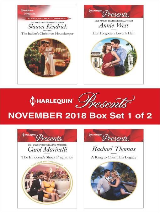 Harlequin Presents November 2018--Box Set 1 of 2