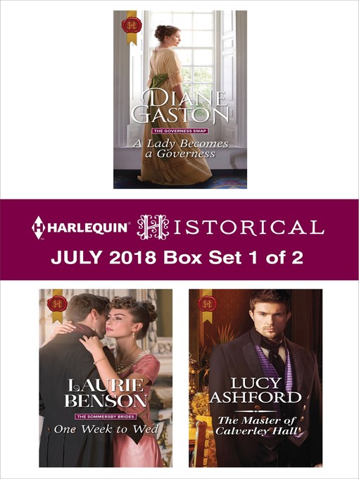 Harlequin Historical July 2018--Box Set 1 of 2