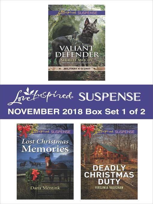 Harlequin Love Inspired Suspense November 2018, Box Set 1 of 2