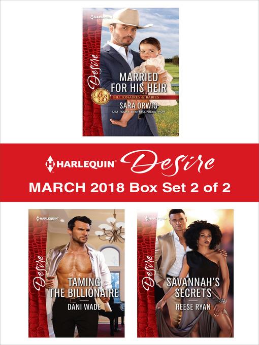 Harlequin Desire March 2018--Box Set 2 of 2