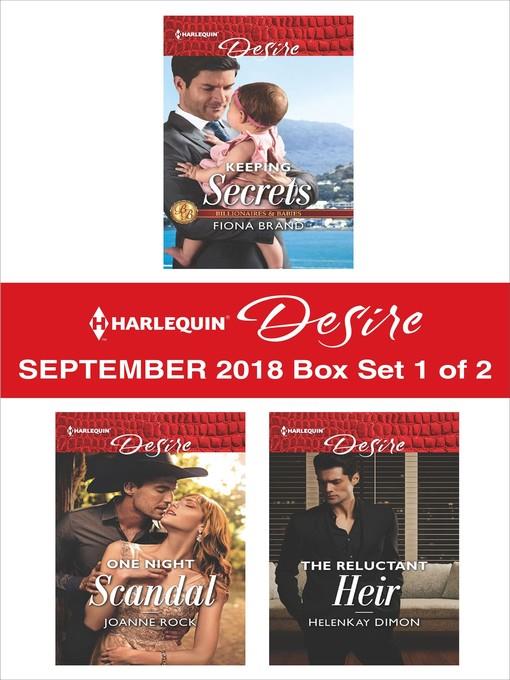 Harlequin Desire September 2018--Box Set 1 of 2