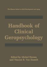 Handbook of Clinical Geropsychology.