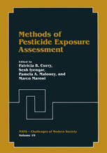 Methods of Pesticide Exposure Assessment.