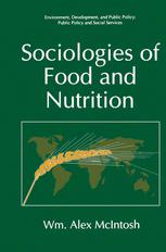 Sociologies of Food and Nutrition.