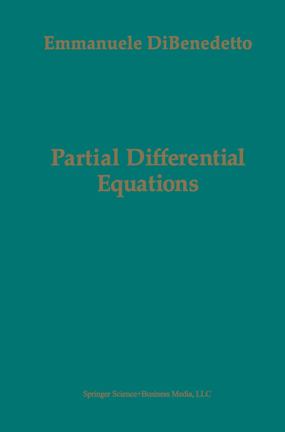 Partial Differential Equations.