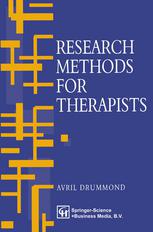 Research Methods for Therapists.