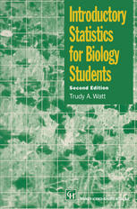 Introductory statistics for biology students