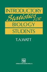 Introductory statistics for biology students