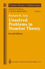 Unsolved Problems in Number Theory.