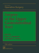 Surgery of the upper gastrointestinal tract