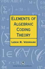 Elements of algebraic coding theory