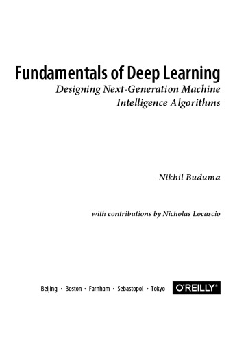 Fundamentals of Deep Learning