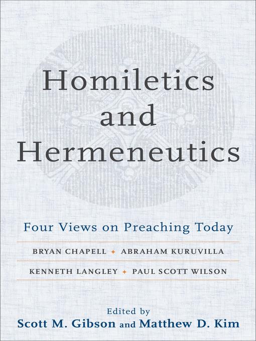 Homiletics and Hermeneutics