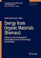 Energy from Organic Materials (Biomass)