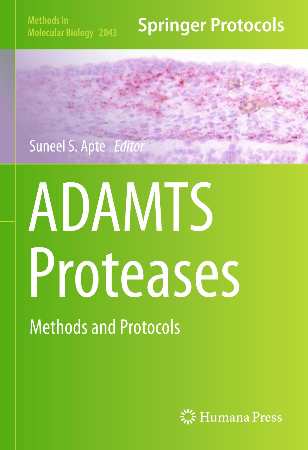 ADAMTS proteases : methods and protocols