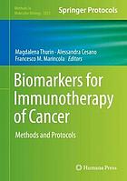 Biomarkers for Immunotherapy of Cancer