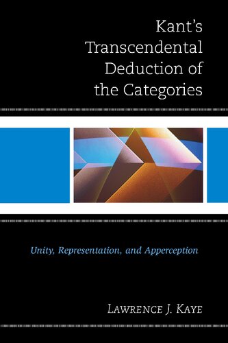 Kant's Transcendental Deduction of the Categories