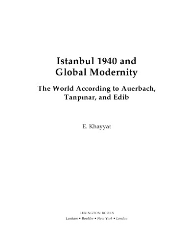 Istanbul 1940 and Global Modernity