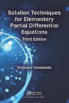 Solution Techniques for Elementary Partial Differential Equations