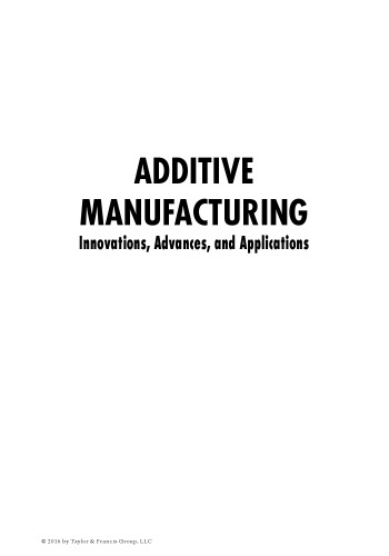 Additive Manufacturing