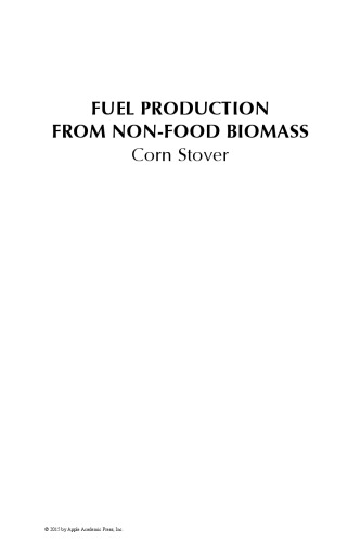 Fuel Production from Non-Food Biomass