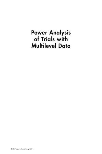 Power analysis of trials with multilevel data