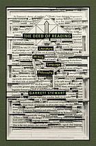 The Deed of Reading Literature * Writing * Language * Philosophy