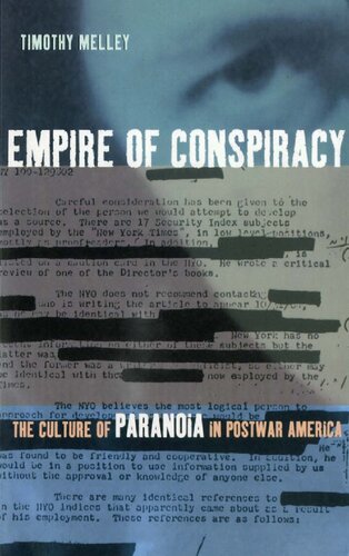 Empire of Conspiracy : the Culture of Paranoia in Postwar America.