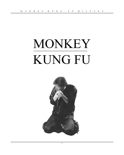 Monkey kung fu : history & tradition